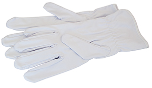 White Microfibre Gloves